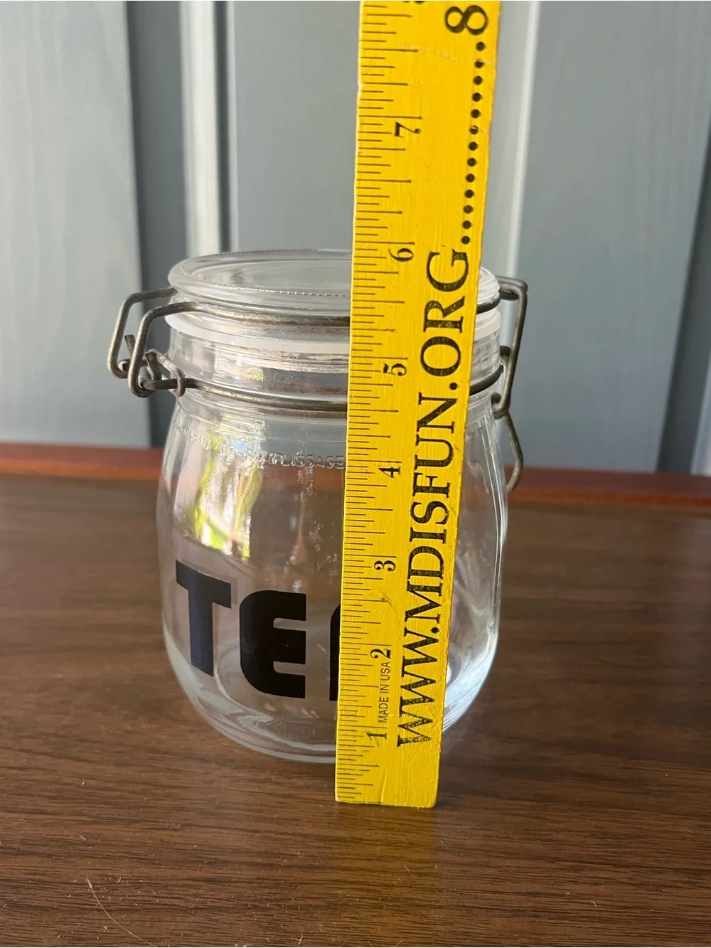 Vintage (Carlton) Glass Storage Jars -  Coffee 1L, Sugar 1.5L, Tea 3/4L
